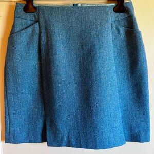 Boden Wool Blue Tweed skirt